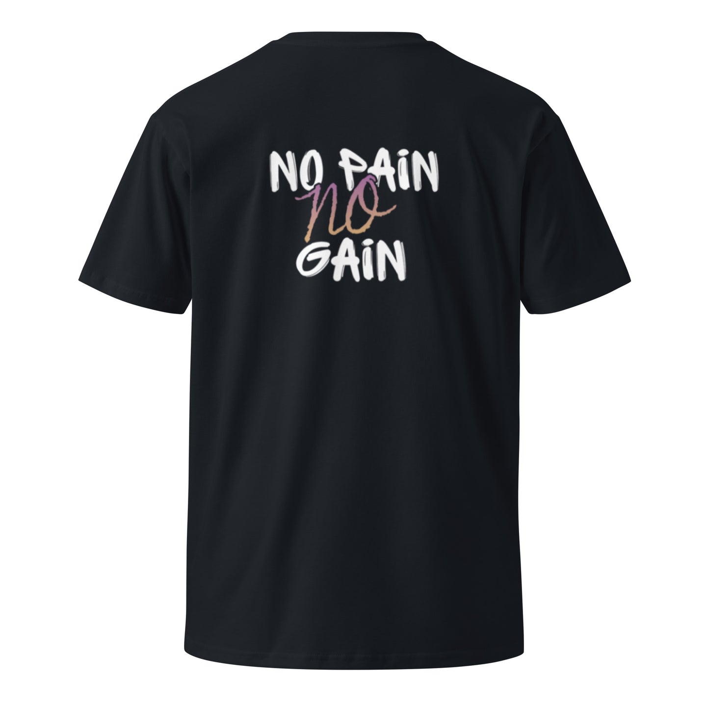 No Pain No Gain Navy Back
