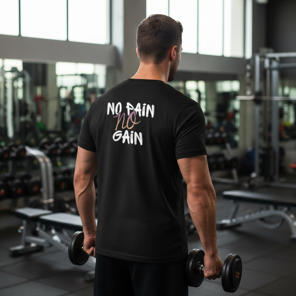 No Pain No Gain | Inspirational Workout Unisex T-shirt Gift