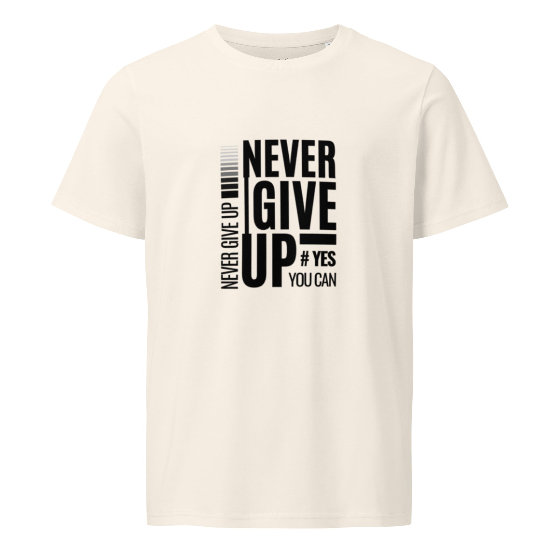Never Give Up Vintage White