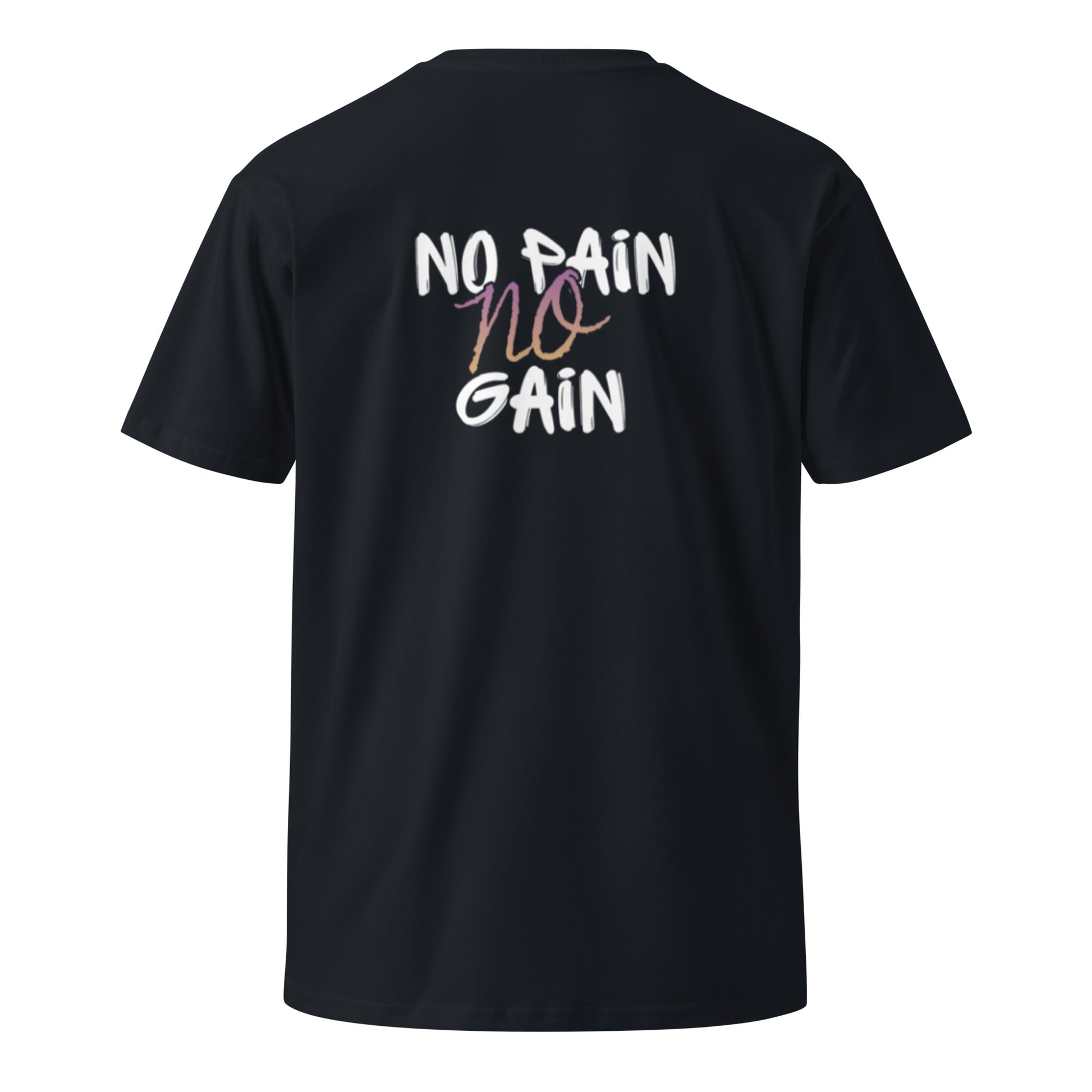No Pain No Gain Navy Back